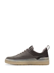 Clarks Grey Suede Somerset Lace Shoes - Image 2 of 6