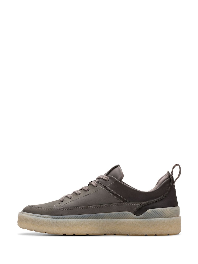 Clarks Grey Suede Somerset Lace Shoes - Image 2 of 6