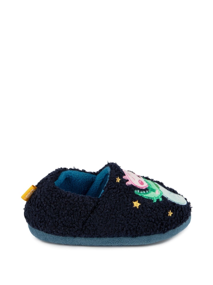 Totes Blue Childrens George Pig Winter Slippers - Image 2 of 5