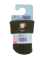 Totes Green Childrens Totes Peppa Pig Welly Liner Socks - Image 3 of 5