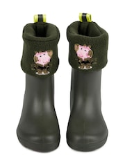Totes Green Childrens Totes Peppa Pig Welly Liner Socks - Image 4 of 5