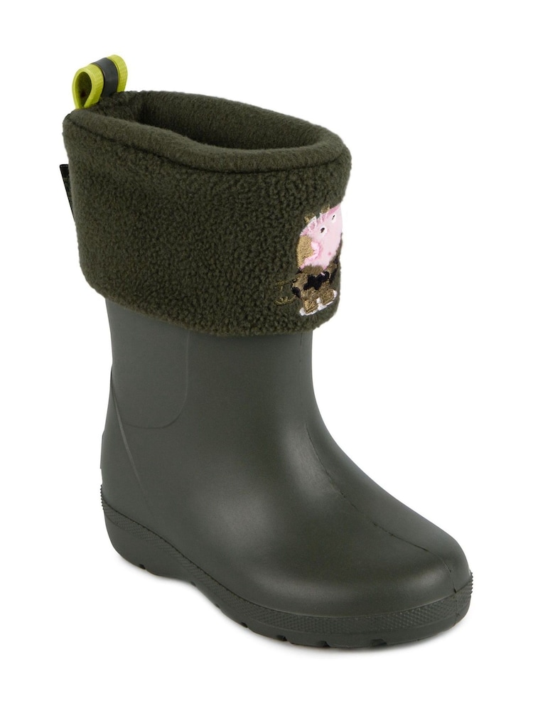 Totes Green Childrens Totes Peppa Pig Welly Liner Socks - Image 5 of 5