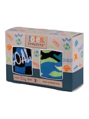 Totes Blue Toasties Kids Original Socks - Image 2 of 4