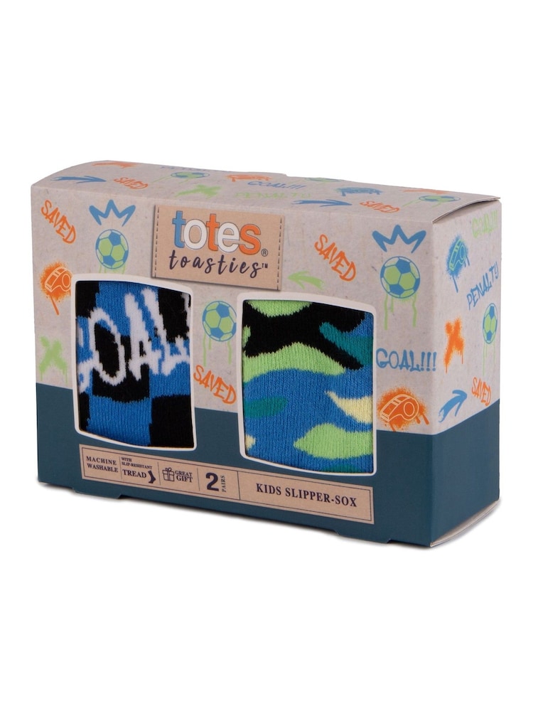 Totes Blue Toasties Kids Original Socks - Image 2 of 4