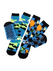 Totes Blue Toasties Kids Original Socks - Image 3 of 4