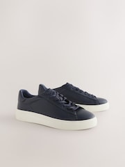 Navy Minimal Trainers - Image 1 of 5