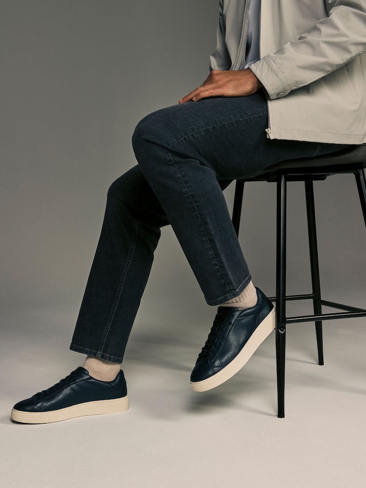 أزرق داكن - Smart Casual Longline Trainers - صورة 6 من 6
