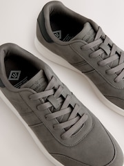 Grey Suedette Trainers - Image 4 of 6