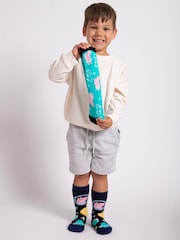 Totes Black Childrens George Pig Slipper Socks 2 Pair Pack - Image 2 of 5