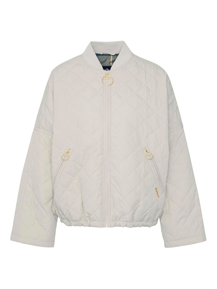 Barbour® Cream Emlyn Quilt Jacket - Image 5 of 5