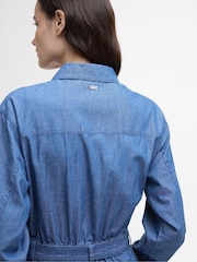 Barbour® Blue 100% Cotton Emmie Jumpsuit - Image 5 of 8