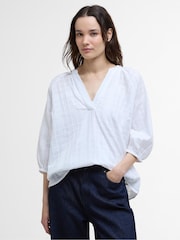 Barbour® White Heidi Top - Image 1 of 5