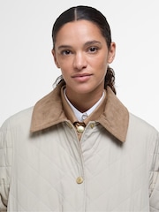 Barbour® Cream Corinne Quilt Jacket - Image 6 of 8
