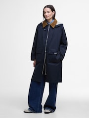 Barbour® Blue Jema Showerproof Jacket - Image 1 of 5