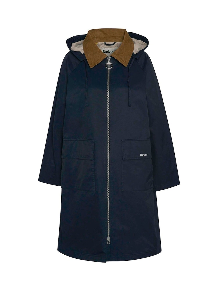 Barbour® Blue Jema Showerproof Jacket - Image 5 of 5
