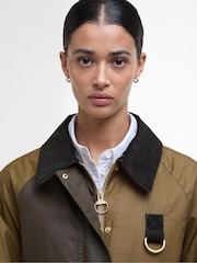 Barbour® Brown Alma Wax Jacket - Image 6 of 8