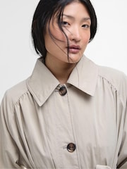 Barbour® Natural Garbo Showerproof Trench Coat - Image 4 of 5