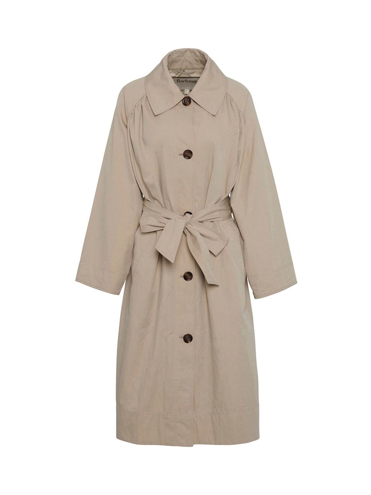 Barbour® Natural Garbo Showerproof Trench Coat - Image 5 of 5