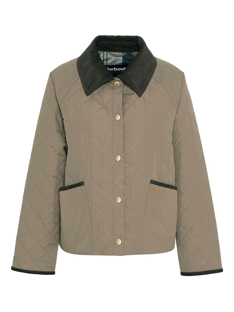 ®Barbour ז'קט בדוגמת תפירת טלאים, דגם Anise - Image 6 of 8