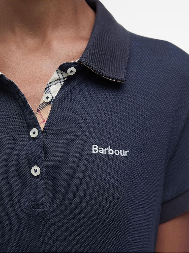 Barbour® Blue Polo Dress - Image 6 of 7