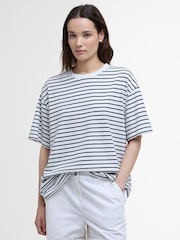 Barbour® White 100% Cotton Millie T-Shirt - Image 1 of 5