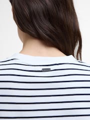 Barbour® White 100% Cotton Millie T-Shirt - Image 4 of 5