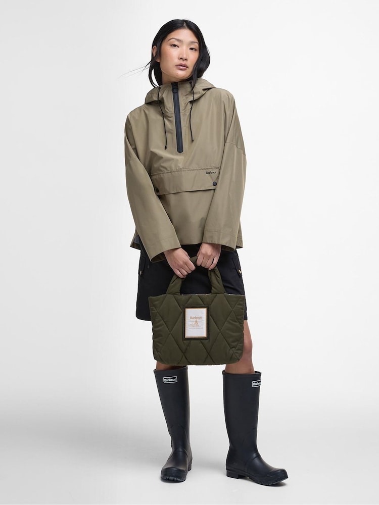 Zielony - Barbour® Lola Waterproof Smock Jacket - Image 3 of 8