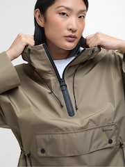 Barbour® Green Lola Waterproof Smock Jacket - Image 4 of 8