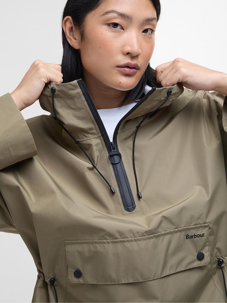 Zielony - Barbour® Lola Waterproof Smock Jacket - Image 4 of 8