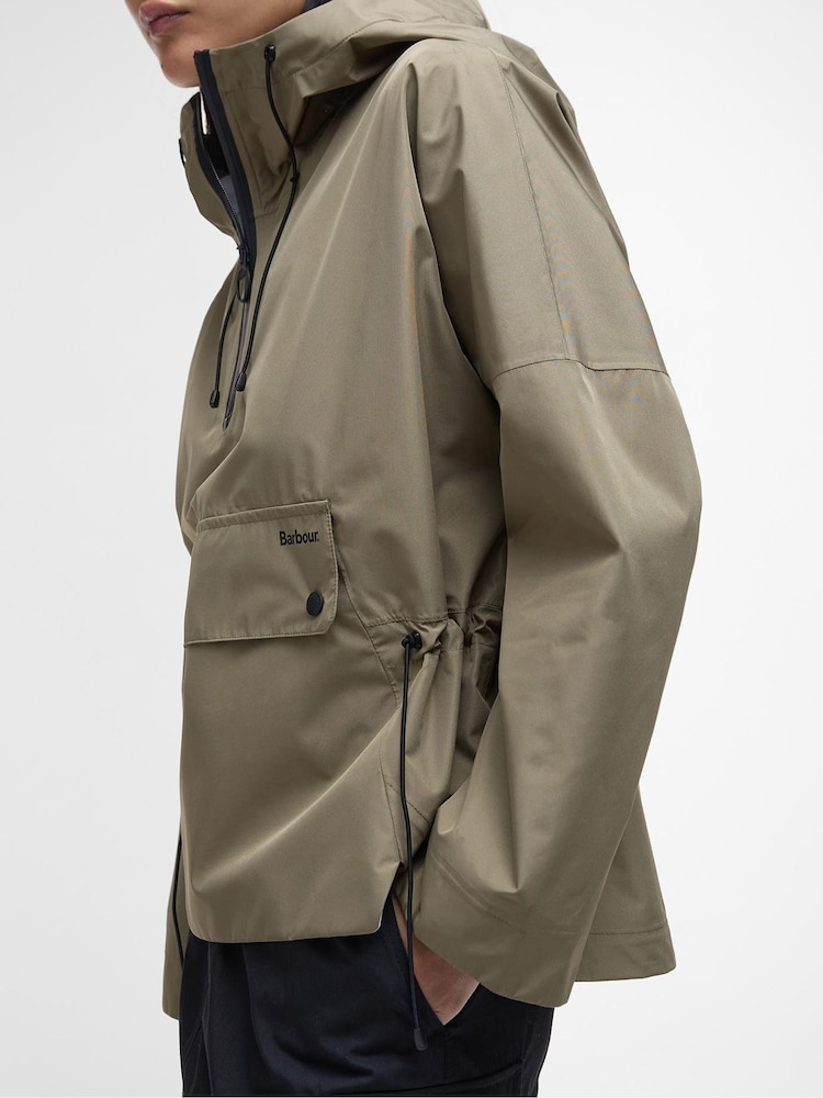 Zielony - Barbour® Lola Waterproof Smock Jacket - Image 5 of 8