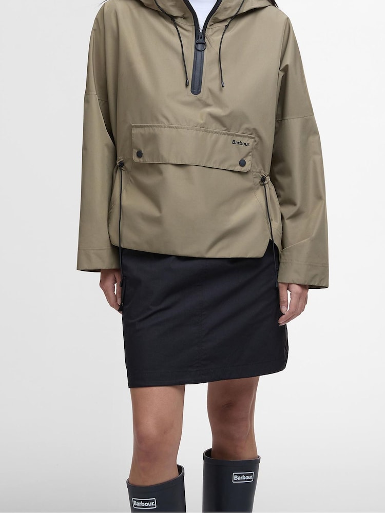 Zielony - Barbour® Lola Waterproof Smock Jacket - Image 6 of 8