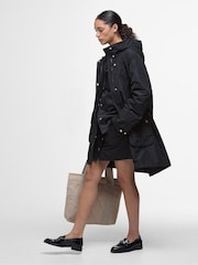 Barbour® Black Una Showerproof Jacket - Image 1 of 5