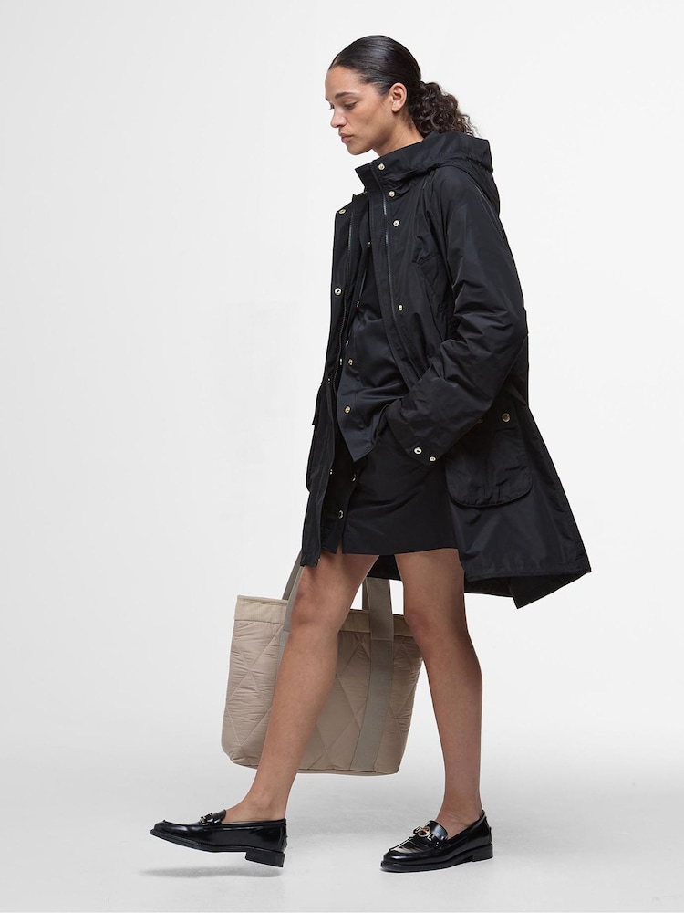 Barbour® Black Una Showerproof Jacket - Image 1 of 5