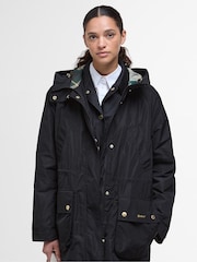 Barbour® Black Una Showerproof Jacket - Image 3 of 5