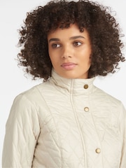 Barbour® Cream Flyweight Cavalry Quilt Jacket - Image 5 of 7