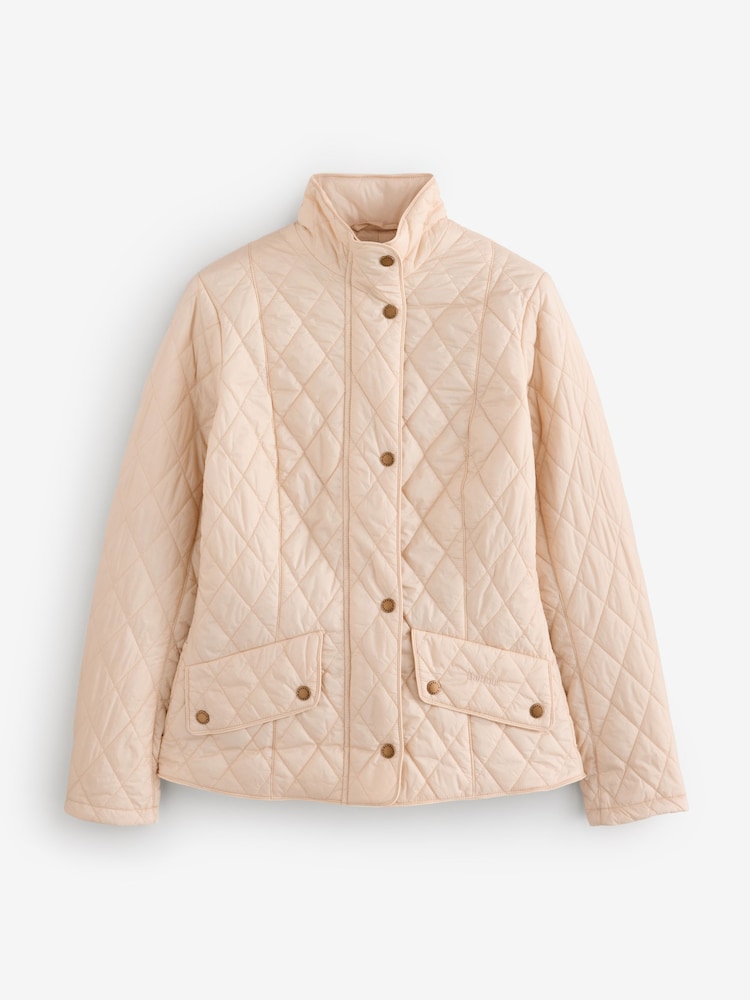Barbour® Cream Flyweight Cavalry Quilt Jacket - Image 7 of 7