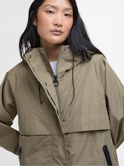 Barbour® Green Jayla Waterproof Jacket - Image 7 of 8