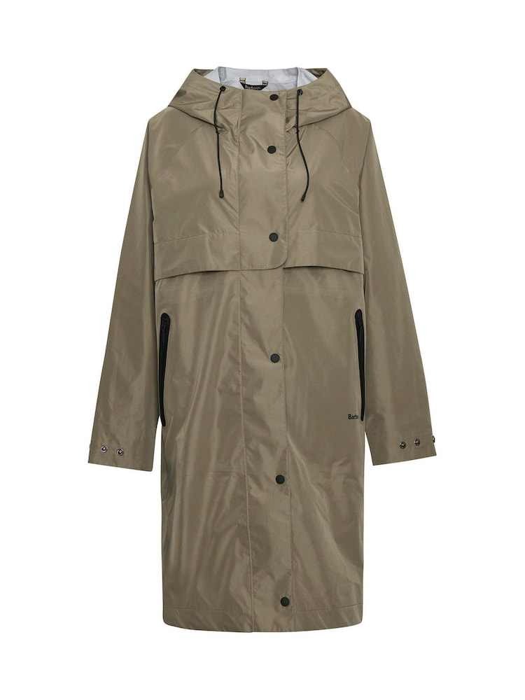 Barbour® Green Jayla Waterproof Jacket - Image 8 of 8