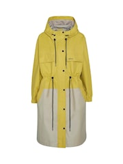 Barbour® Yellow Evie Showerproof Parka - Image 6 of 6