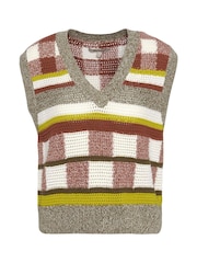 Barbour® Maddie mouwloos gebreid vest van 100% katoen - Image 5 of 5