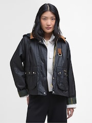 Barbour® Black Erma Wax Jacket - Image 1 of 5