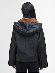 Barbour® Black Erma Wax Jacket - Image 2 of 5