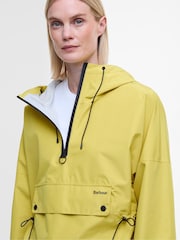 Barbour® Yellow Lola Waterproof Smock Jacket - Image 4 of 6