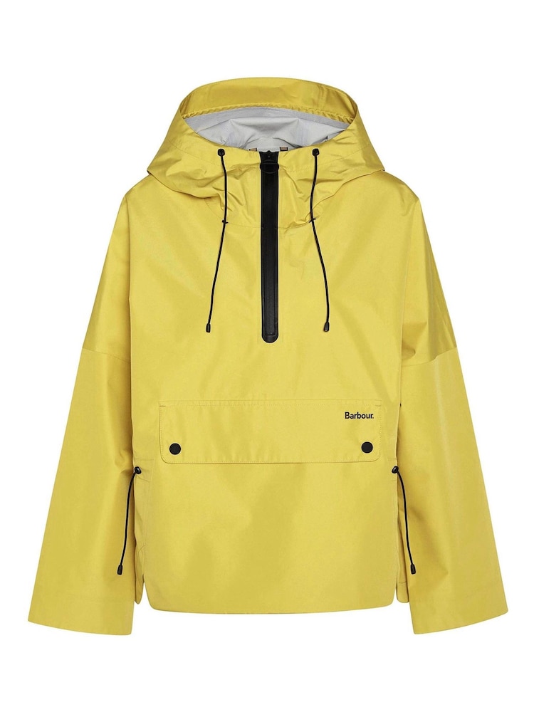 Barbour® Yellow Lola Waterproof Smock Jacket - Image 6 of 6