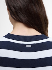 Barbour® Blue Bronya Knitted Jumper - Image 4 of 5