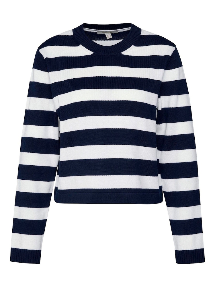 Barbour® Blue Bronya Knitted Jumper - Image 5 of 5