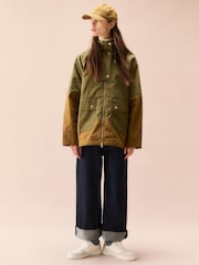 Barbour® Green Hayley Showerproof Jacket - Image 4 of 6