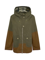 Barbour® Green Hayley Showerproof Jacket - Image 6 of 6