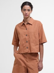 Barbour® Brown Cary Shirt - Image 1 of 5