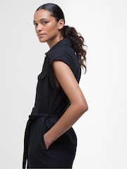 Barbour® Black Birdie Maxi Dress - Image 3 of 5